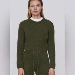 Cropped Knit Sweater